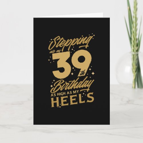 High birthday card