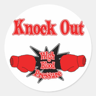 High Blood Pressure Classic Round Sticker