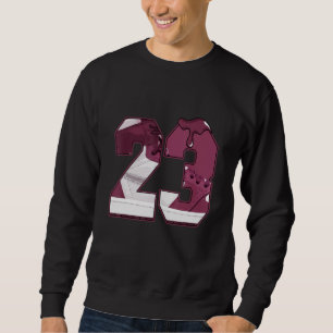 High Bordeaux 1s Tee Number 23 Dripping 1 High Bor