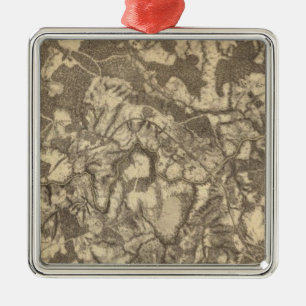 High Bridge and Virginia Metal Ornament