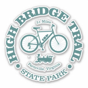 High Bridge Trail (cycling) Sticker