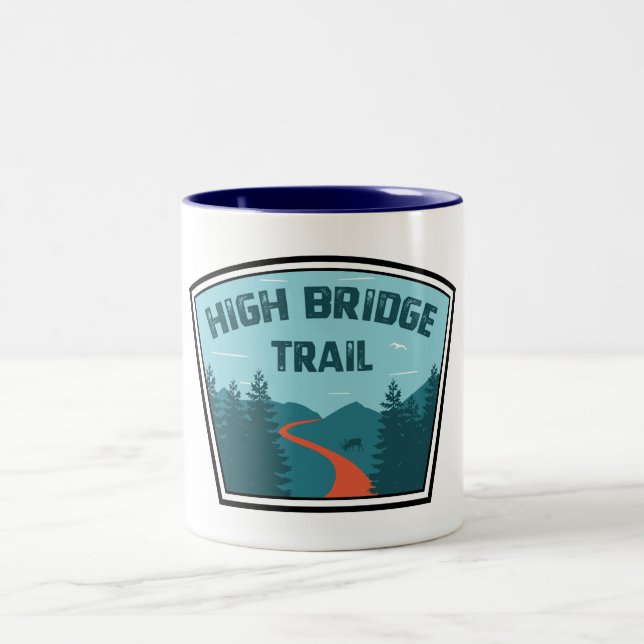 High Bridge Trail Two-Tone Coffee Mug (Center)