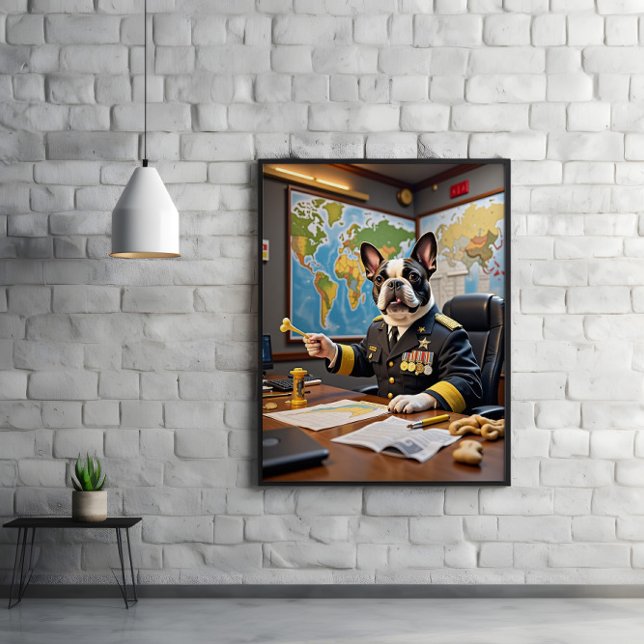 High Command Frenchie: Snacks in Sight Poster (Creator Uploaded)