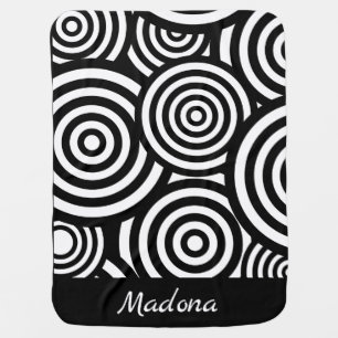 High contrast BW design Baby Blanket