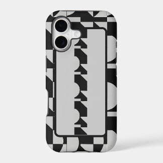 High-Contrast Clarity: Designer Abstract iPhone 17 Case