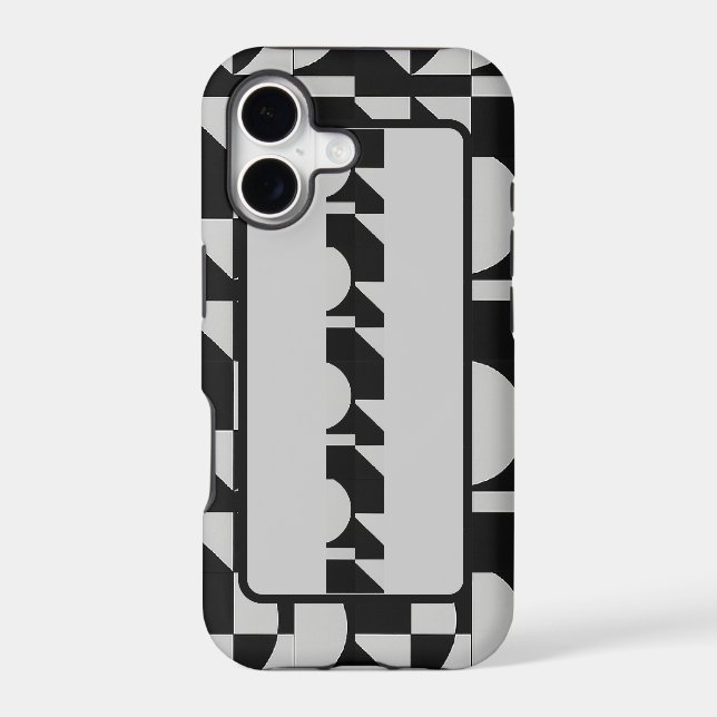 High-Contrast Clarity: Designer Abstract iPhone 17 Case-Mate iPhone Case (Back)
