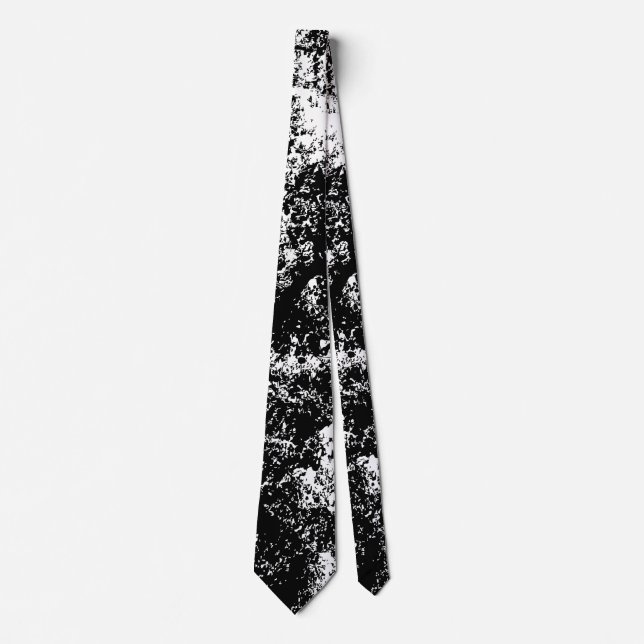 High Contrast Tree 02 Neck Tie (Front)
