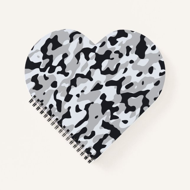High contrast urban camouflage notebook (Front)