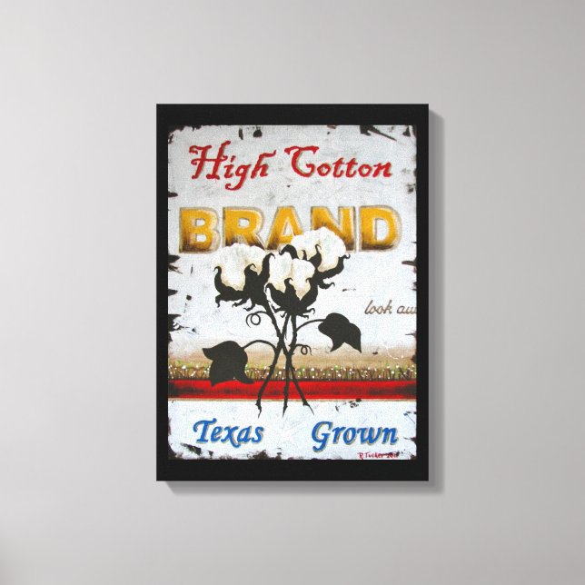 High Cotton Wrapped Canvas Print (Front)