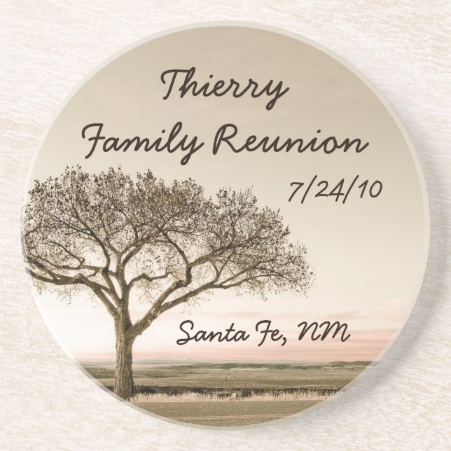 High Country Family Reunion Drink Coaster (Front)
