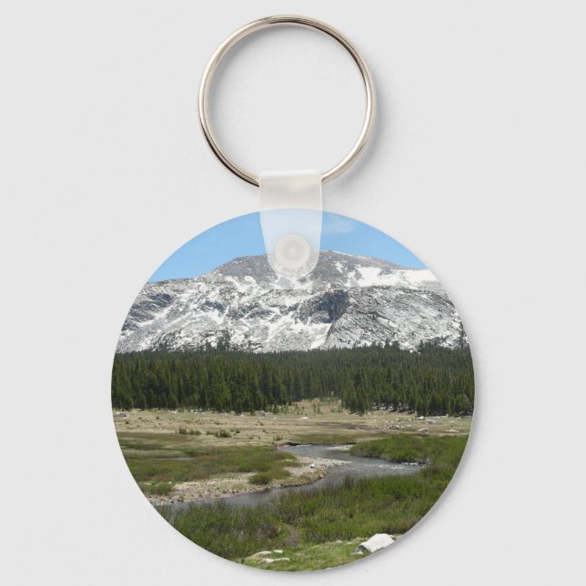 High Country Mountain Stream I Keychain (Front)