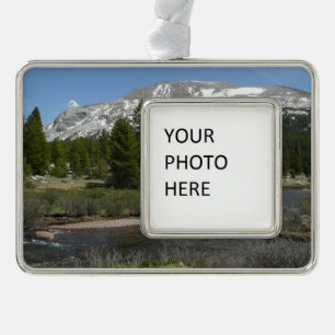 High Country Mountain Stream II at Yosemite Christmas Ornament