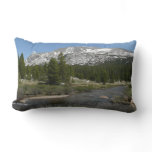 High Country Mountain Stream II at Yosemite Lumbar Pillow