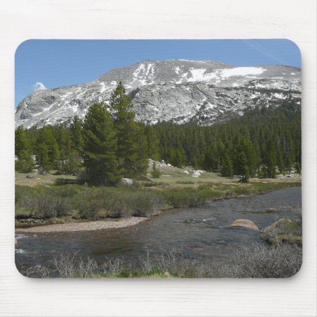 High Country Mountain Stream II at Yosemite Mouse Pad (Front)