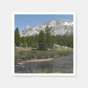 High Country Mountain Stream II at Yosemite Napkins