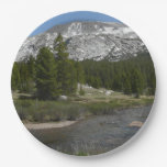 High Country Mountain Stream II at Yosemite Paper Plates