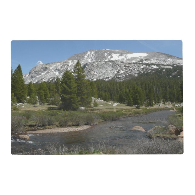 High Country Mountain Stream II at Yosemite Placemat (Front)