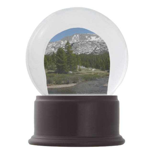 High Country Mountain Stream II at Yosemite Snow Globe (Front)