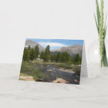 High Country Mountain Stream III at Yosemite Card