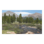 High Country Mountain Stream III at Yosemite Rectangular Sticker