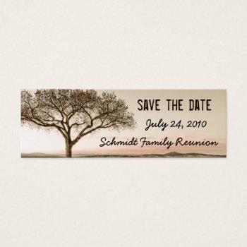 High Country Save The Date Bookmark Card by FamilyTreed at Zazzle