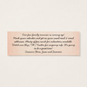 High Country Save the Date Bookmark Card (Back)