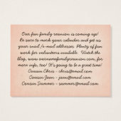 High Country Save the Date Mini Cards (Back)