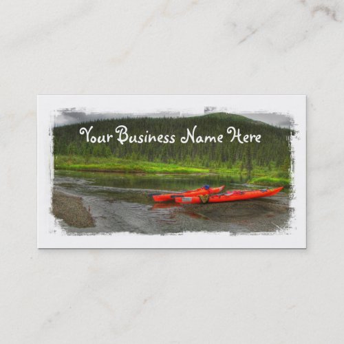 High Def Kayak Business Card Templates