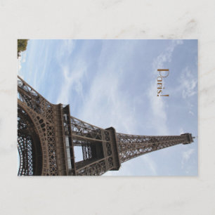 High def photography Eiffel Tower, Paris France Postcard