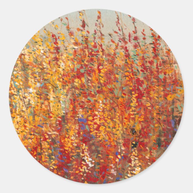 High Desert Blossoms II Classic Round Sticker (Front)