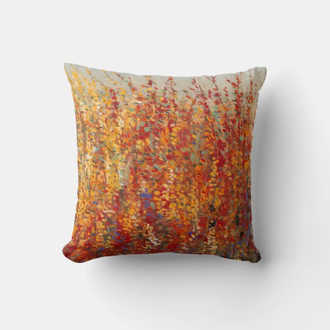 High Desert Blossoms II Throw Pillow (Front)