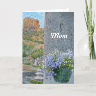 High Desert Garden Birthday Card for Mom