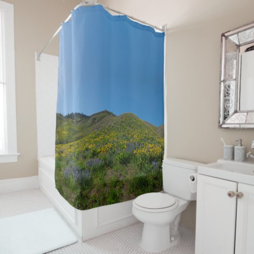 High Desert Spring Bloom Shower Curtain
