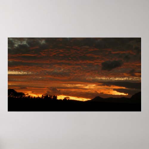 High Desert Sunset _ Poster