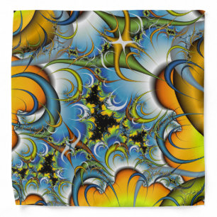 High Detailed Fractal Art Bandana