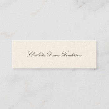 High Elegance Graduation Announcement Name Card by FidesDesign at Zazzle