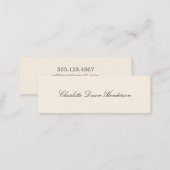 High elegance graduation announcement name card (Front/Back)