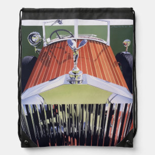 High end drawstring bag