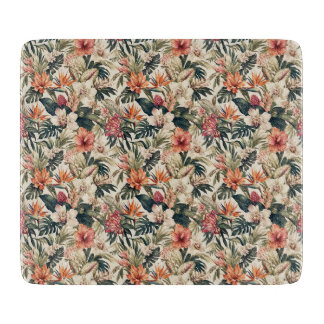 High-End Exotic Mixed Botanical Luxury Cutting Board