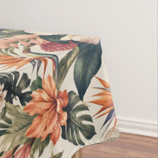High-End Exotic Mixed Botanical Luxury Tablecloth