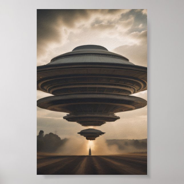 High Energy UFO Poster (Front)