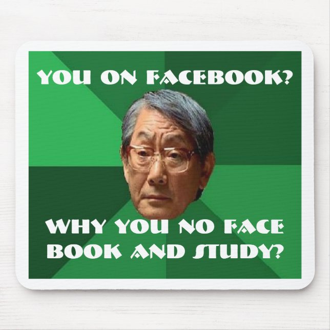 High Expectations Asian Father - customizable Mouse Pad (Front)