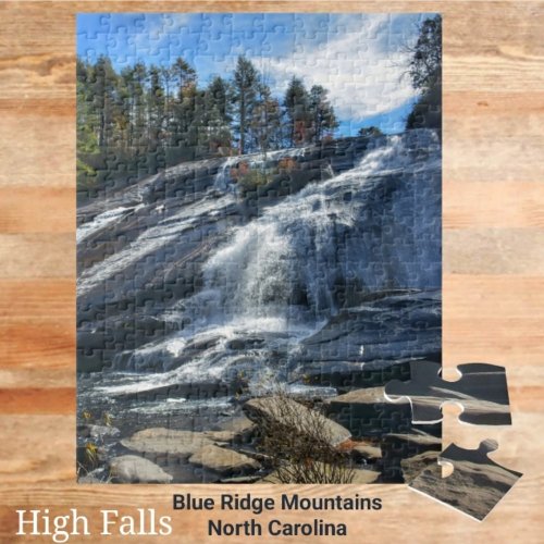 High Falls DuPont State Forest NC Photographic Jigsaw Puzzle
