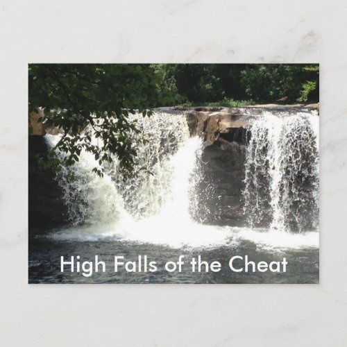 High Falls of Cheat River WV Waterfall Postcards