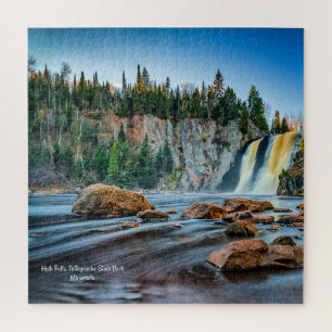 High Falls, Tettegouche Park, Minnesota Jigsaw Puzzle