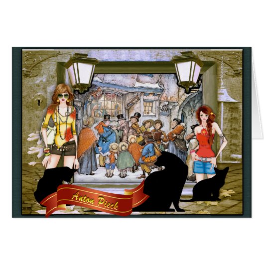 High Fashion & Anton Pieck Cards (Front Horizontal)
