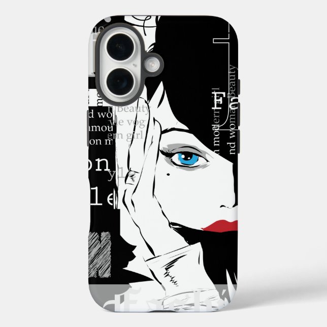 High Fashion Artsy iPhone case (Back)