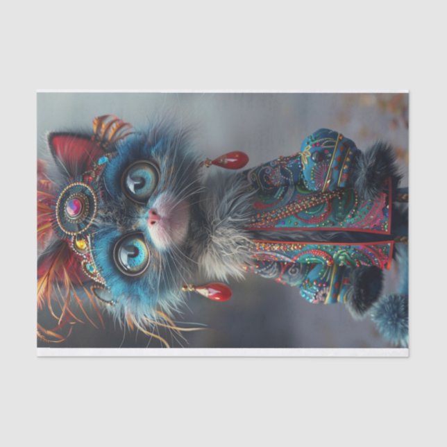 High Fashion Cat2 Tissue Paper (Front)