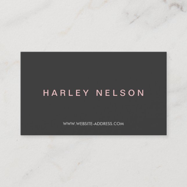 HIGH-FASHION LUXE No. 1 Business Card (Front)