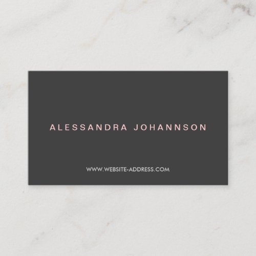 HIGH-FASHION LUXE No. 2 Business Card